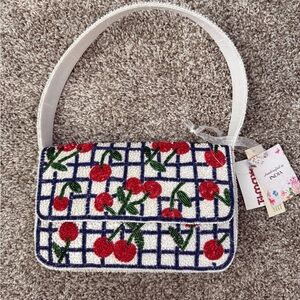Viral 🍒 cherry beaded bag